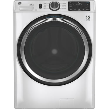 GE 5.5 cu. ft. (IEC) Capacity Washer with Built-In Wifi White - GFW550SMNWW