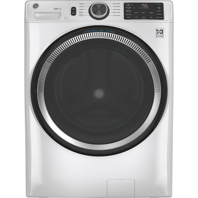 GE® 5.5 cu. ft. (IEC) Capacity Washer with Built-In Wifi White - GFW550SMNWW