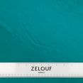 thumbnail image 3 of Zelouf Stretch Satin Crepe , Sewing, DIY, Crafts Fabric by the Yard, Teal Gem, 5 Yard, 3 of 5