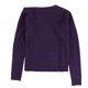 thumbnail image 2 of Suéter de manga con cremallera para mujer bar III morado XX-Small, 2 of 2