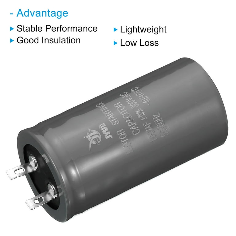 Uxcell Motor Start Capacitor, 100uf 300V 50/60Hz CD60