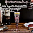 thumbnail image 2 of 50 pcs Gold Rim Champagne Glasses 150ml, Reusable Flutes for Garden Wedding, Day Parties, Shows, 2 of 5