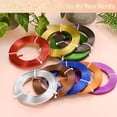 thumbnail image 4 of Uxcell 2-Pack Alambre de Aluminio Plano, 3mm x 16.4ft Alambre de Artesanía Anodizado Flexible para Joyas/Manualidades [Verde Hierba], 4 of 6