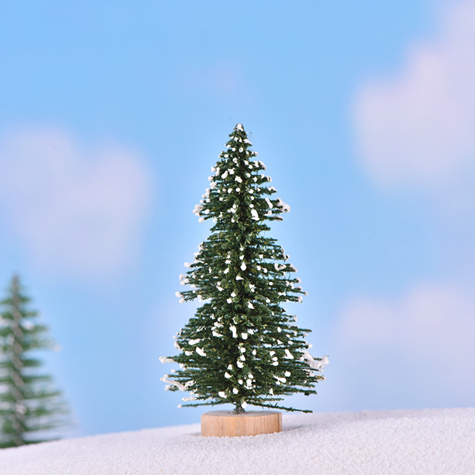 XINHUADSH Tiny Christmas Tree Portable Christmas Tree Small Fake Plants Portable Christmas Tree