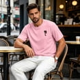 thumbnail image 7 of HAJWOH Men's Short Sleeve Shirts Oversized Cotton Vintage Washed T-Shirt Palm Tree Graphic Tees Summer Casual Tops, 7 of 7