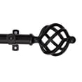 thumbnail image 3 of 13/16" Dia Adjustable 28-48 inch Curtain Rod with Jinx Finials - Black,(4842-282), 3 of 3