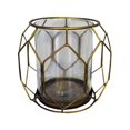 thumbnail image 1 of Amber Home Goods ANC-002 Geometric Copper Finish Candle Holder, 1 of 2
