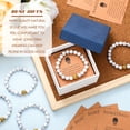 thumbnail image 3 of Juego de pulseras de baloncesto Ecation con cuentas de piedra de hoja de 18 cm, 3 of 7