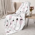 thumbnail image 3 of Sikiie Cute Poodle Dog Cozy Flannel Fleece Throw Blanket: Lightweight & Thick for All Seasons - Perfect for Women, Men, & Kids"60"x50", 3 of 6