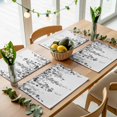 thumbnail image 5 of Gray Leaves Placemats Set of 6 Eucalyptus Leaf Place Mats Table Mats Kitchen Dining Home Outdoor Party Table Decoration, 5 of 9