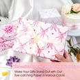 thumbnail image 2 of Rollo de papel de regalo Yarcony Pink Coquette Lazos reversibles, 2 of 7