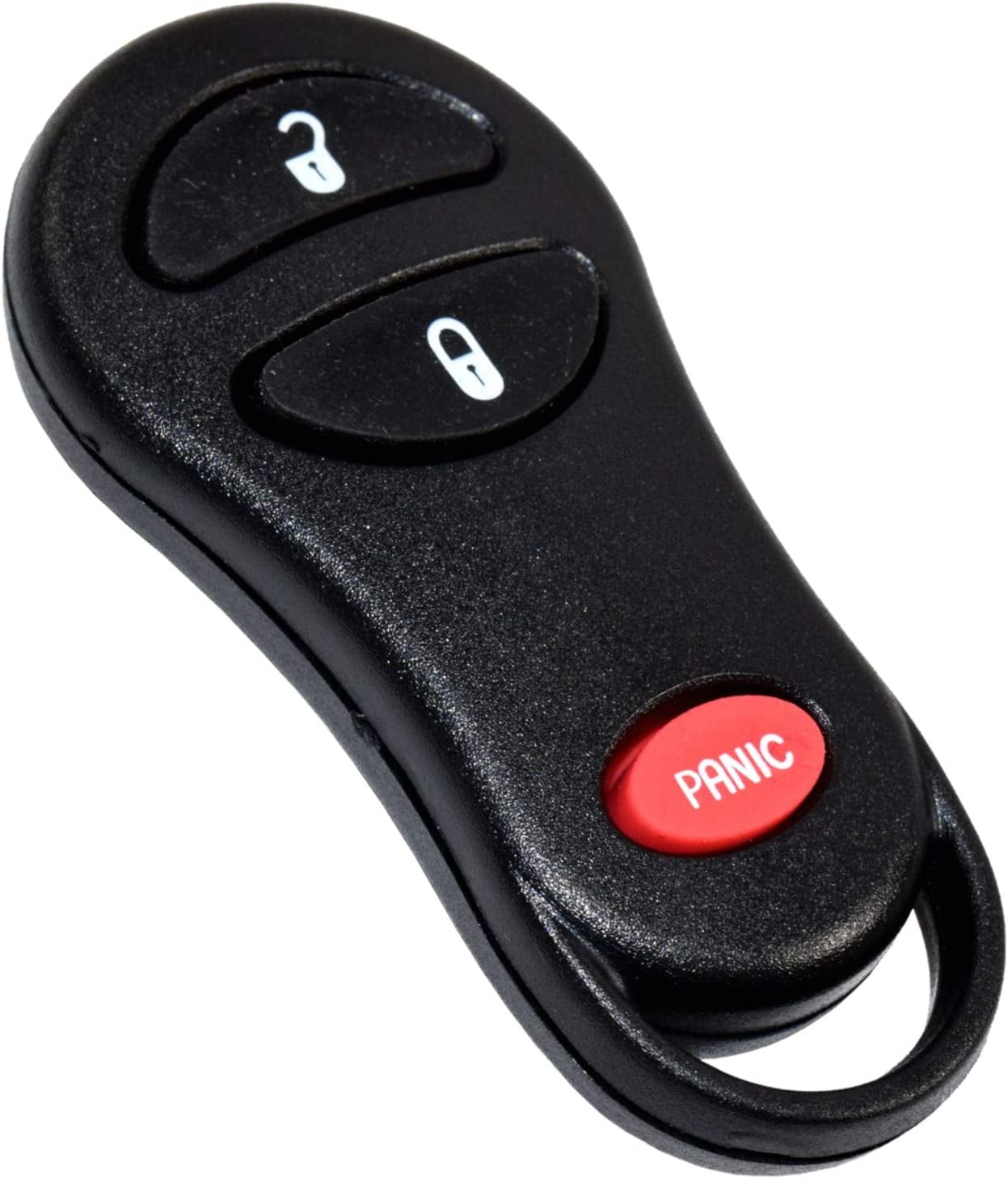 HQRP Remote Key Fob Shell Case Keyless Entry W/ 3 Buttons for Dodge Caravan, Grand Caravan