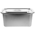 thumbnail image 1 of OULII Bac à Compost Cuisine Lot de 1 en Acier Inoxydable pour Usage Intérieur sur Comptoir Argent, 1 of 8