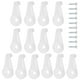 thumbnail image 2 of 100 piezas de clips de retención para puertas de vidrio, clips de espejo, clips de retención de vidrio para gabinete con tornillos, 2 of 6