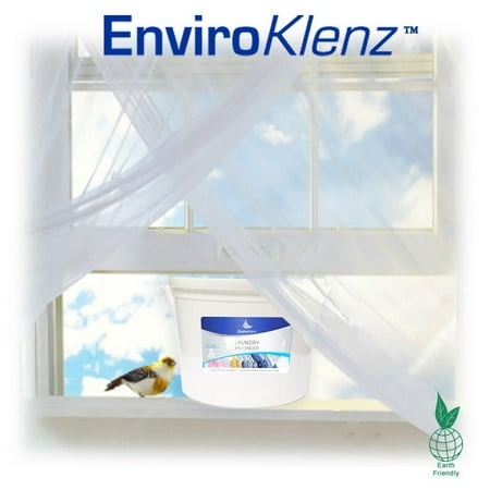 EnviroKlenz 80 Load Powder Fragrance-Free & Non-Toxic- Best Odor Eliminating Detergent for Mold, Mildew Odors, & Musty (Best Laundry Detergent For Mildew Smell)