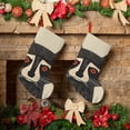 thumbnail image 6 of Lsque Retro Raccoon Graphic Print Pattern 18 Inch Christmas Stockings, Festive Holiday Stocking for Christmas Decorations Holiday Decor, 6 of 8