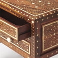 thumbnail image 1 of Beaumont Lane Commode Contemporaine à Incrustation de Bois et d'Os, Brun, 1 of 3