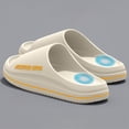 thumbnail image 6 of Rotm Womens Massage Sandals Slippers Women Men Sandals Open Toe Shower Shoes Summer House Slippers for Bath Plantar Fasciitis Slides White,8, 6 of 6