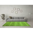 thumbnail image 3 of Ahgly Company Indoor Square Abstract Green Modern Area Rugs, 3' Square, 3 of 4