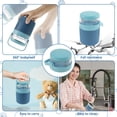 thumbnail image 4 of Grusce Bocal Alimentaire Doublement Isolé avec Récipient à Collation et Cuillère, Bocal Alimentaire Étanche à Large Ouverture en Acier Inoxydable, Bocal Alimentaire Portable pour Enfants pour Aliments Chauds, 4 of 7