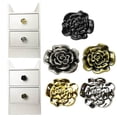 thumbnail image 4 of Forme de Rose en Alliage de Zinc Meubles Poignée Portes Armoires Boutons pour Chambre d'Enfants, 4 of 7