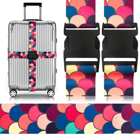 Correa Ajustable Para Equipaje De Viaje, Cinturón Para Maleta, Accesorios Para Bolsa De Viaje, 1,96 Pulgadas De Ancho X 6,4 Pies De Largo (Color 5)