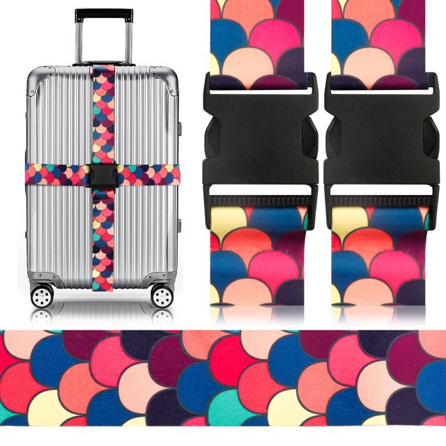 Correa Ajustable Para Equipaje De Viaje, Cinturón Para Maleta, Accesorios Para Bolsa De Viaje, 1,96 Pulgadas De Ancho X 6,4 Pies De Largo (Color 5)