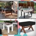thumbnail image 6 of COVERS&ALL Foosball Table Cover 18 Oz Waterproof - 100% Weather Resistant Outdoor Game Table Cover with Elastic at 4 Sides (63"W x 45"D x 19.7"H, Black), 6 of 6