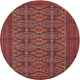 thumbnail image 1 of Ahgly Company Machine Washable Indoor Round Traditional Cherry Red Area Rugs, 4' Round, 1 of 7