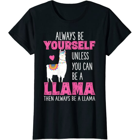 Cute Funny Llama Shirt Llamas Lover Shirts Girls Women T-Shirt