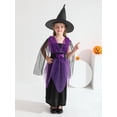 thumbnail image 6 of Halloween 3-13Y Children Girls Vampire Witch Bat Cosplay Dress Carnival Party Toddler Kids Halloween Costume Dress Up, 6 of 8