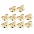thumbnail image 1 of 10 piezas de respaldos de pendientes Yuyangstore para pendientes pernos Medio dorado Tapones para los oídos de plata esterlina, 1 of 8