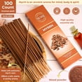 thumbnail image 2 of Myrrh Incense Sticks - Pack of 100 Insence-Sticks - Made with Natural Non Toxic Incienso De Mirra - Scented Insense Indian Spiritual Agarbatti Inscents, 2 of 3