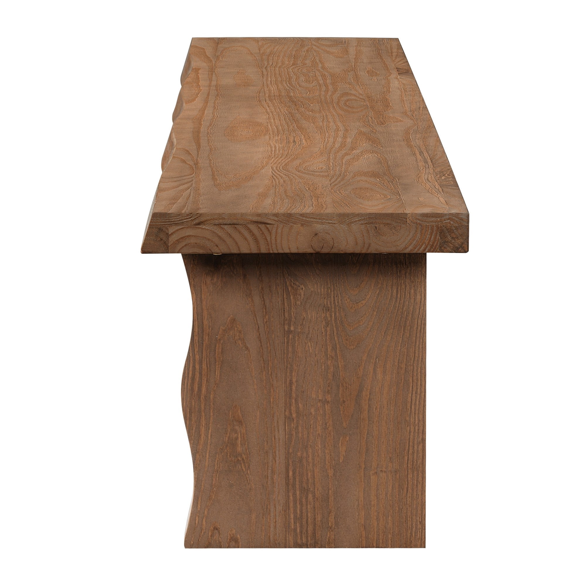 Sailvan 63" Solid Pine Wood Dining Bench Modern Farmhouse Kitchen Seating for 3 People,350lbs Capacity,Natural Wood-C