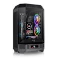 thumbnail image 1 of GABINETE THERMALTAKE THE TOWER 300 M-ATX CRISTAL MICROTOWER NEGRO CA-1Y4-00S1WN-00, 1 of 4