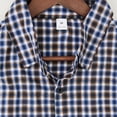 thumbnail image 3 of Yaoyar Mens Plaid and Striped Long Sleeve Casual Button Down, Mixed Pattern Collared Shirt, Contemporary Casual Style Top, 3 of 8