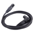 thumbnail image 1 of 2-Pack XLR Microphone Extension Cable Adapter, XLR Right Angle Female to Straight Male Microphone Connector for Speaker, Recording Studio, Mic Mixer, Audio Interface, Amplifier, 1 of 7