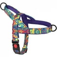 thumbnail image 3 of Quick Control Dog Harness With Handle No Pull Nylon Dogs Vest Harness Colorfull Print Pet Harness Adjustable Bulldog Chihuahua, 3 of 9