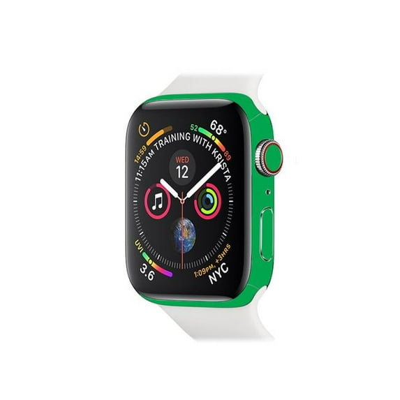 MightySkins APW444-Solid Green Skin for Apple Watch Series 4 44 mm - Solid Green