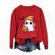thumbnail image 1 of Ailaofu Womens Halloween Crewneck Sweatshirt Cute Long Sleeve Graphic Pullover Tops Fall Fashion Clothes, 1 of 4