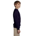thumbnail image 4 of Jeunesse 7,8 oz ComfortBlend EcoSmart 50/50 Molleton à Col Rond, Bleu Marine, Grand, 4 of 4