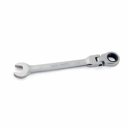 7 Piece Flex Head Wrench - FLEX Head Wrench Ratchet Chromium Vanadium Steel, 1/2