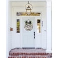 thumbnail image 2 of Eveokoki Laundry Room Open Daily Front Door Sign Funny Wreaths Hanging Wooden Plaque Decoration Round Rustic Wood Farmhouse Porch Decor for Home Front Door Decor, 11 x 11 Inch, 2 of 5