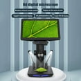 thumbnail image 1 of Microscope 48MP USB Digital Microscope 1440P Lightness Adjustable 500X-1000X Zoom Rate Support 32G TF Card with 7-inch Large IPS Screen with Remote Control Compatible with MacOS, 1 of 7