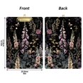 thumbnail image 5 of FORMRS Acrylic Clipboard with Low Profile Clip Standard A4 Letter Size, 12.5" x 9", Dark Flowers Pattern, 5 of 8