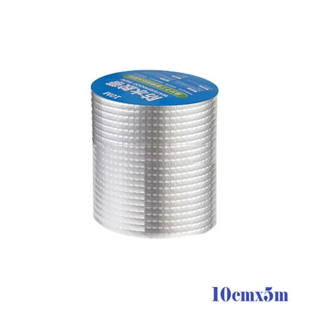 

1X Waterproof Tape Butyl Rubber Aluminium Foil Roof Pipe Caravan Repair Flashing