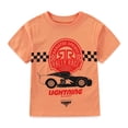 thumbnail image 2 of Disney Cars Lightning McQueen Short Sleeve T-Shirt and Mesh Short Set (Boys), 2 Piece Set, Sizes 2T-7, 2 of 6