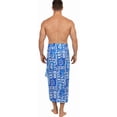 thumbnail image 2 of HAPPY BAY Men's Pareo Standard Surfing Sarong Full Beach Wrap One Size Arctic, Tropical Summer Vacation Aloha, 2 of 5
