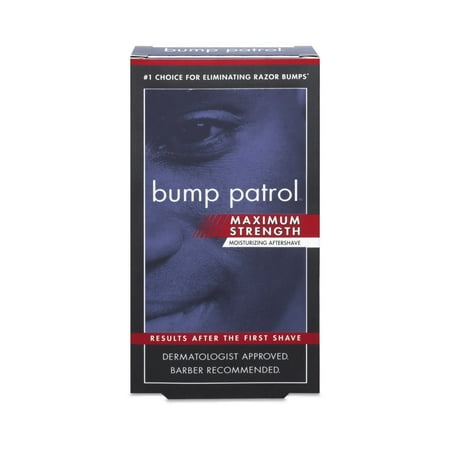 Bump Patrol Maximum Strength Aftershave Formula - After Shave Solution Eliminates Razor Bumps and Ingrown Hairs - 2 (Best Aftershave For Ingrown Hairs)
