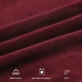 thumbnail image 5 of REGALWOVEN 4Pcs Velvet Stretchable Chair Seat Covers, 18"x18" Burgundy, 5 of 6
